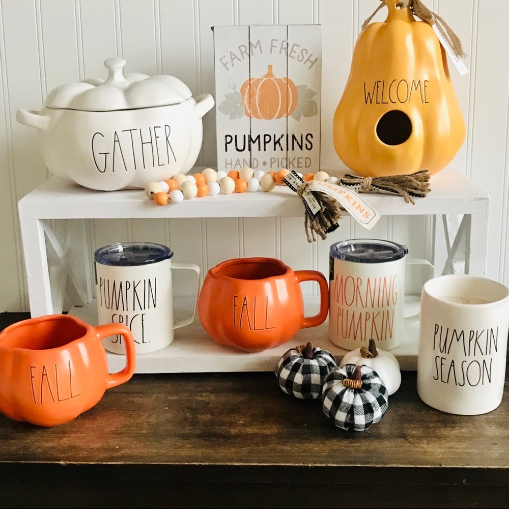 Rae Dunn Pumpkin Decor Bundle for Fall Halloween